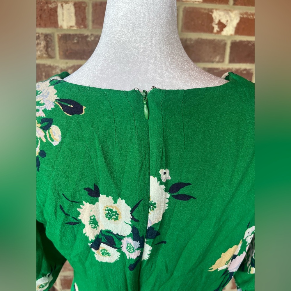 Free People Garden Floral Sleeve Dress Size 6 - Picture 11 of 14